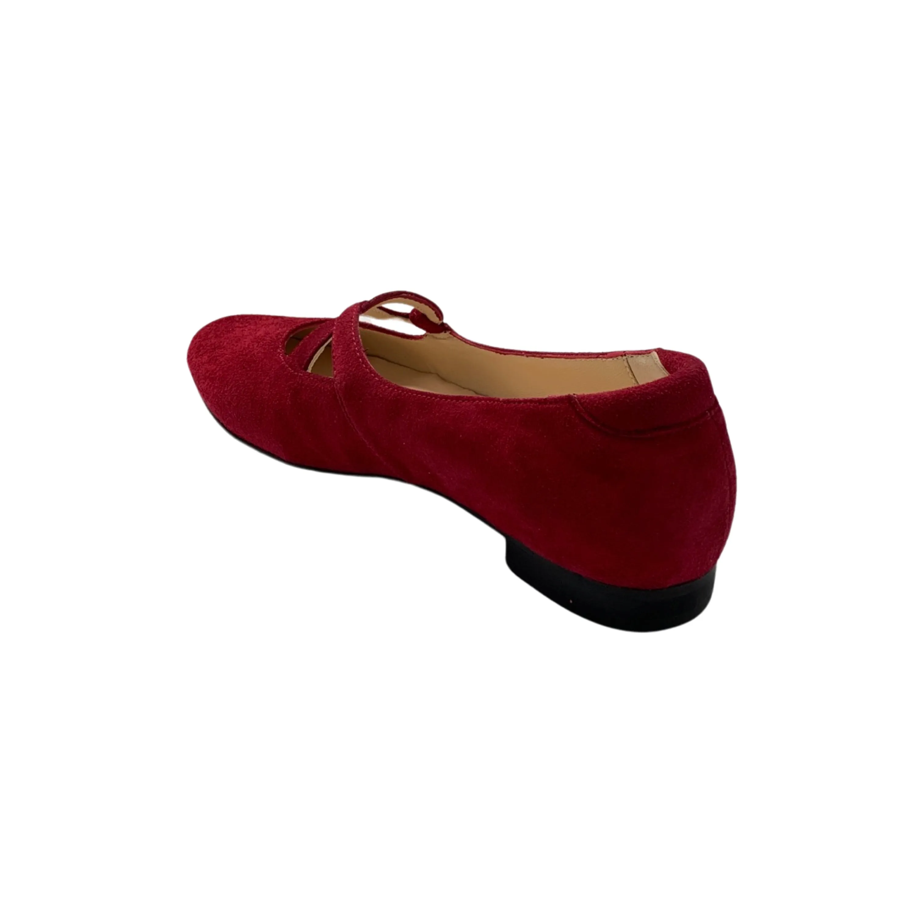 235531 Red Suede Flat