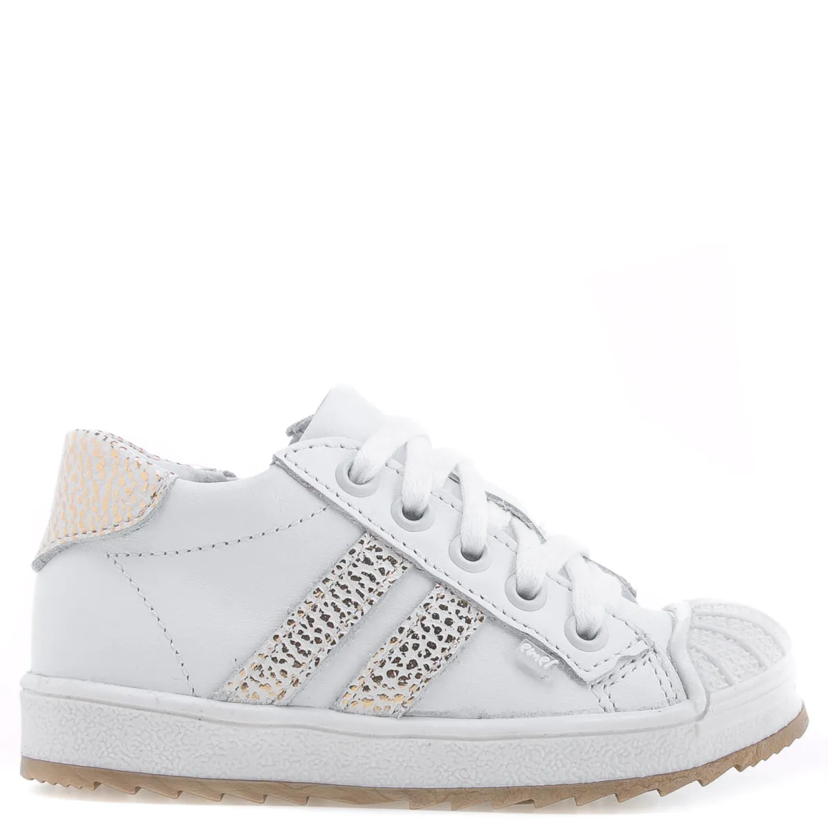 (2627A-22/2628A-22) Low Bumper Trainers white gold with Zipper