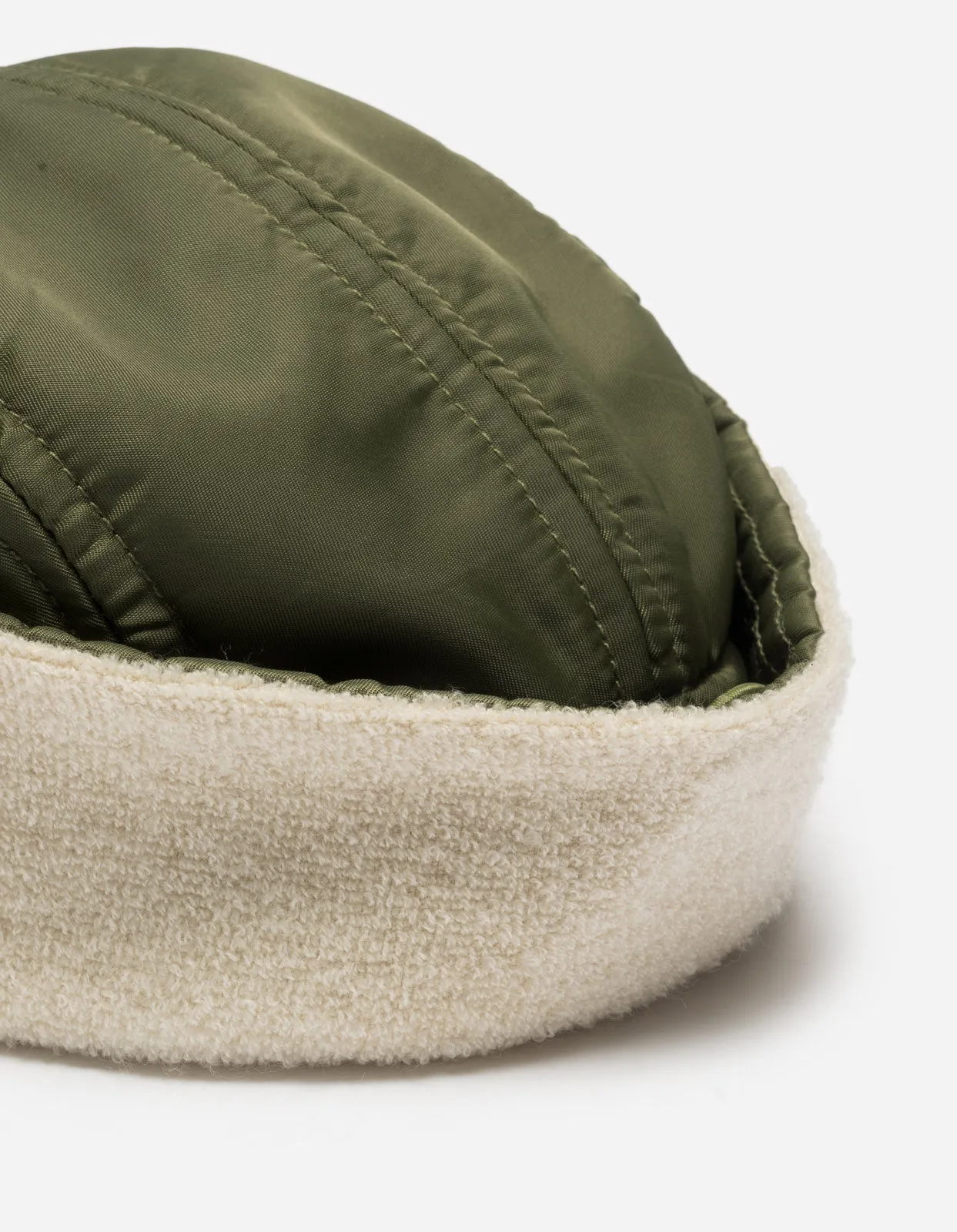 5256 Cold Weather 5 Panel Cap Olive/Ecru