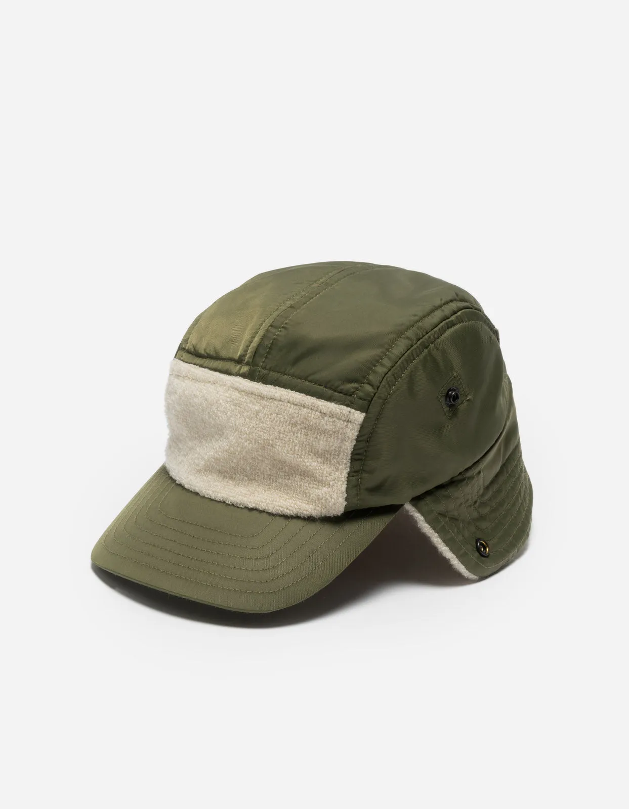 5256 Cold Weather 5 Panel Cap Olive/Ecru