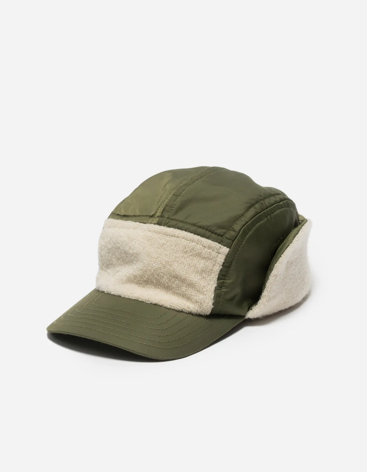 5256 Cold Weather 5 Panel Cap Olive/Ecru