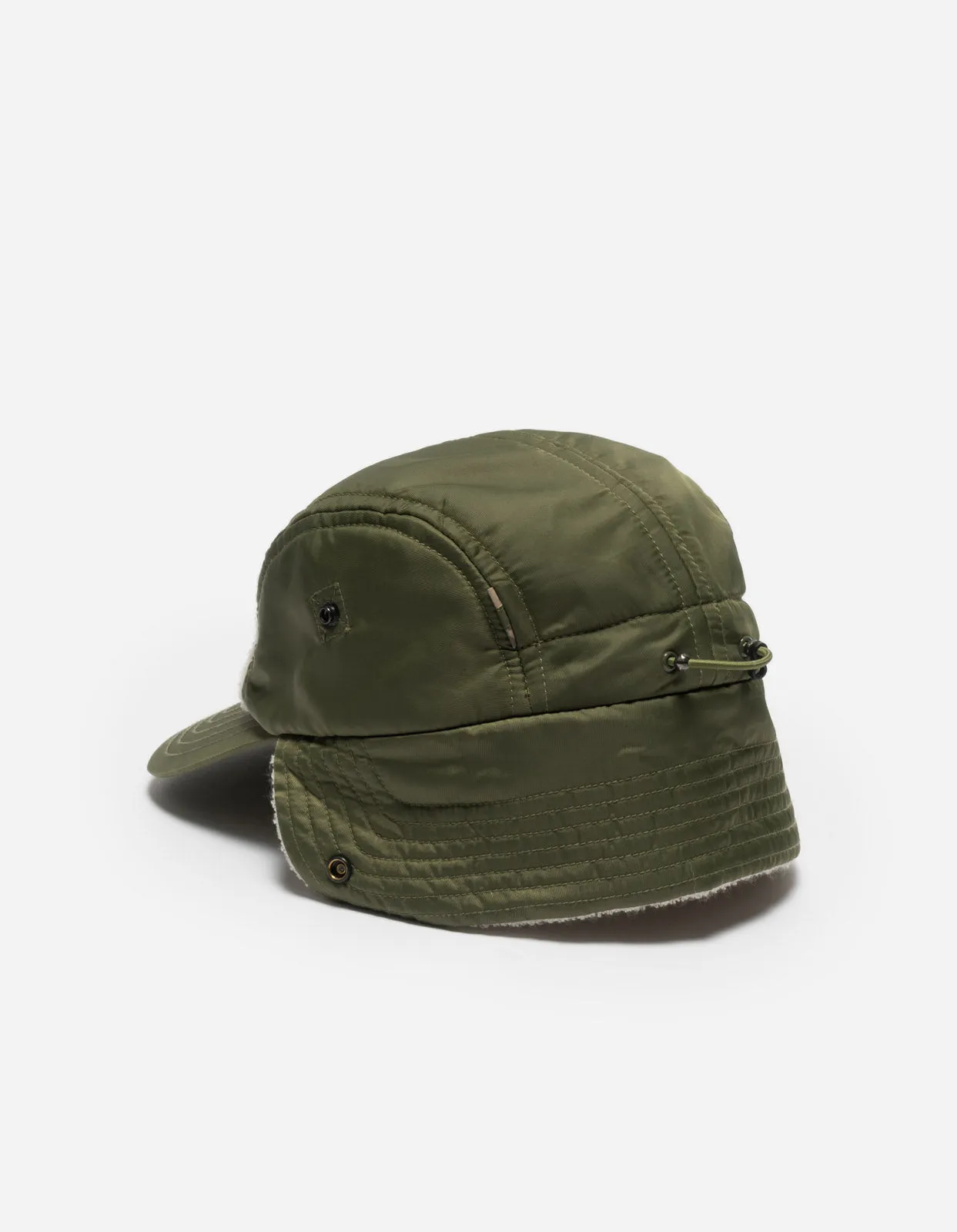 5256 Cold Weather 5 Panel Cap Olive/Ecru