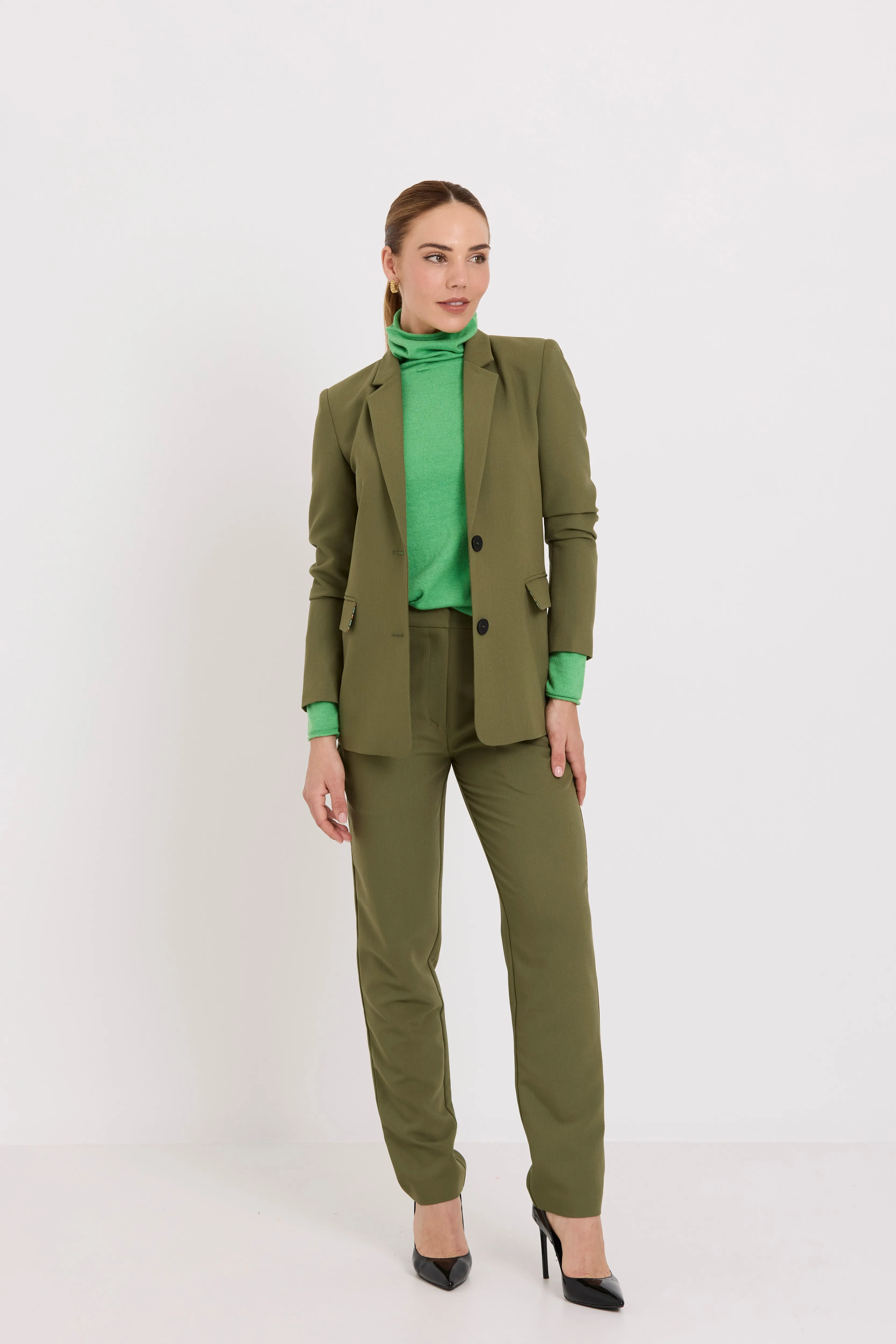 88 Pants | Olive Suiting