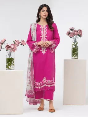 ACE Galleria Bahaar Festive Embroidered Dobby 3Pc Suit A-WU3PML23-22797