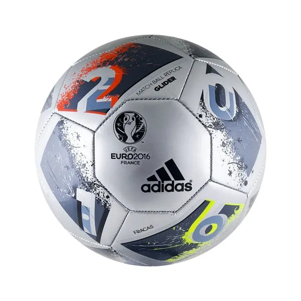 adidas Euro 16 Glider Ball Silver