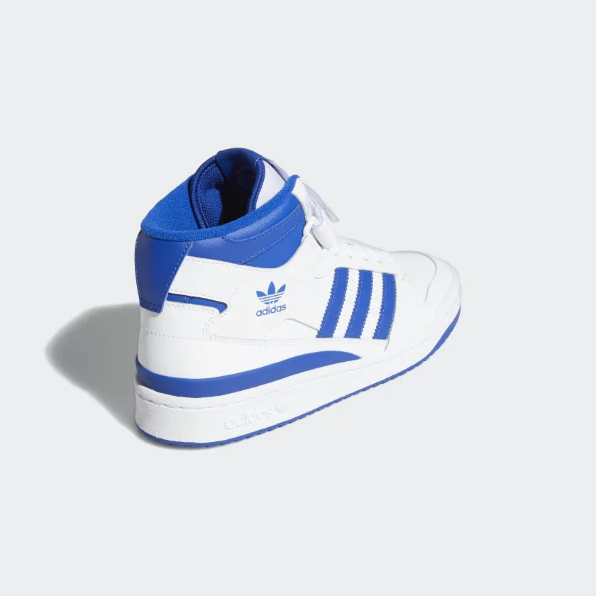 Adidas Forum Mid - Cloud White / Cloud White / Royal Blue