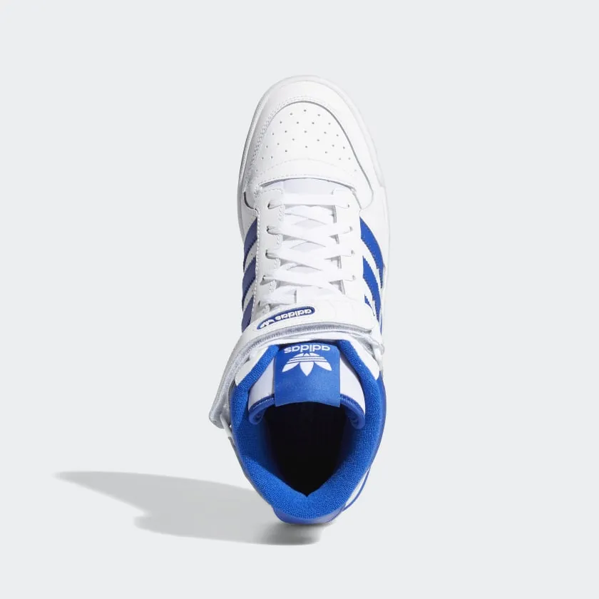 Adidas Forum Mid - Cloud White / Cloud White / Royal Blue