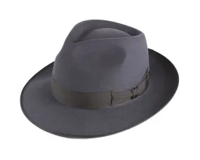 Akubra 'Stylemaster' Fedora in Carbon Grey