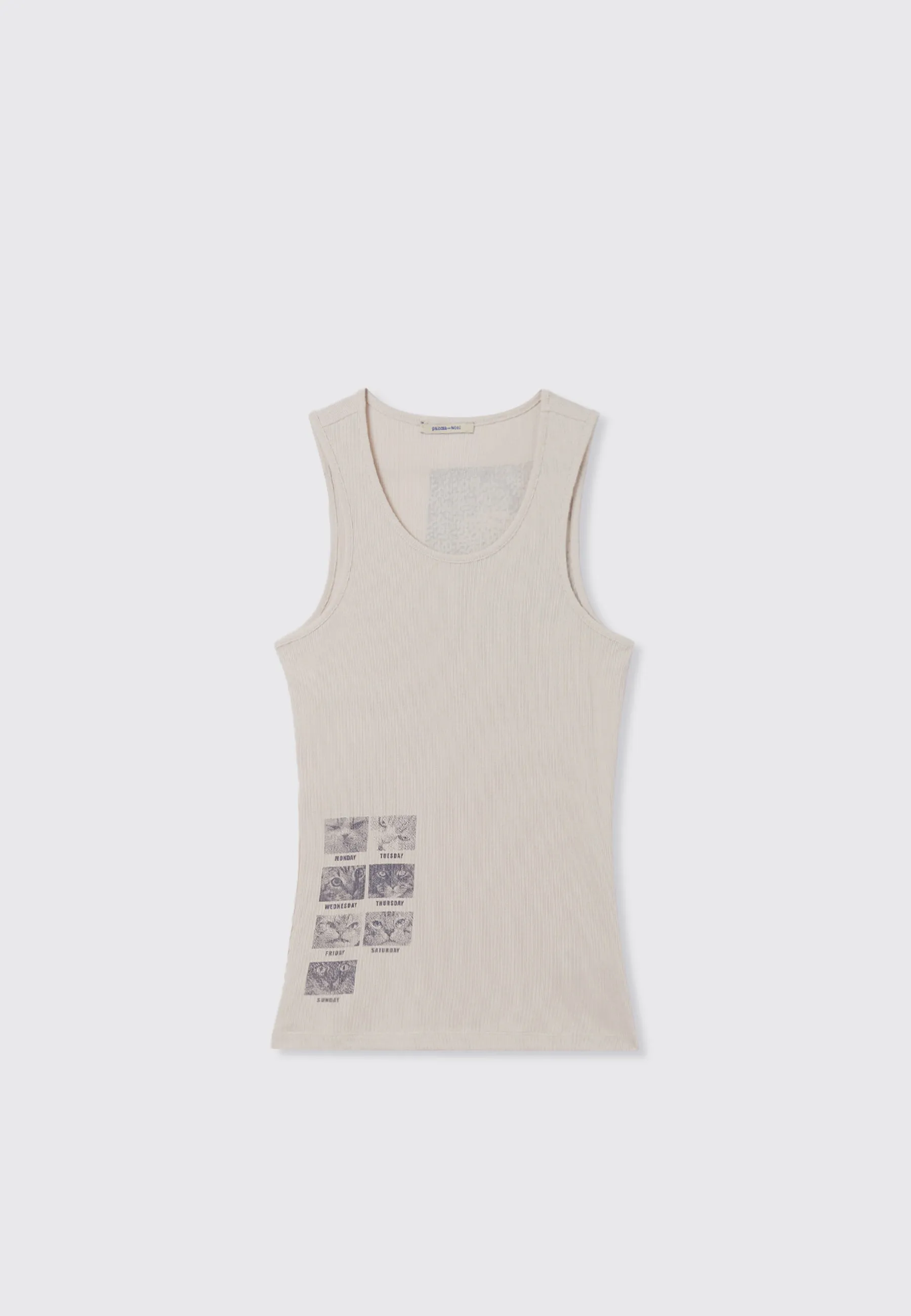 Alexei Singlet Top - Light Grey