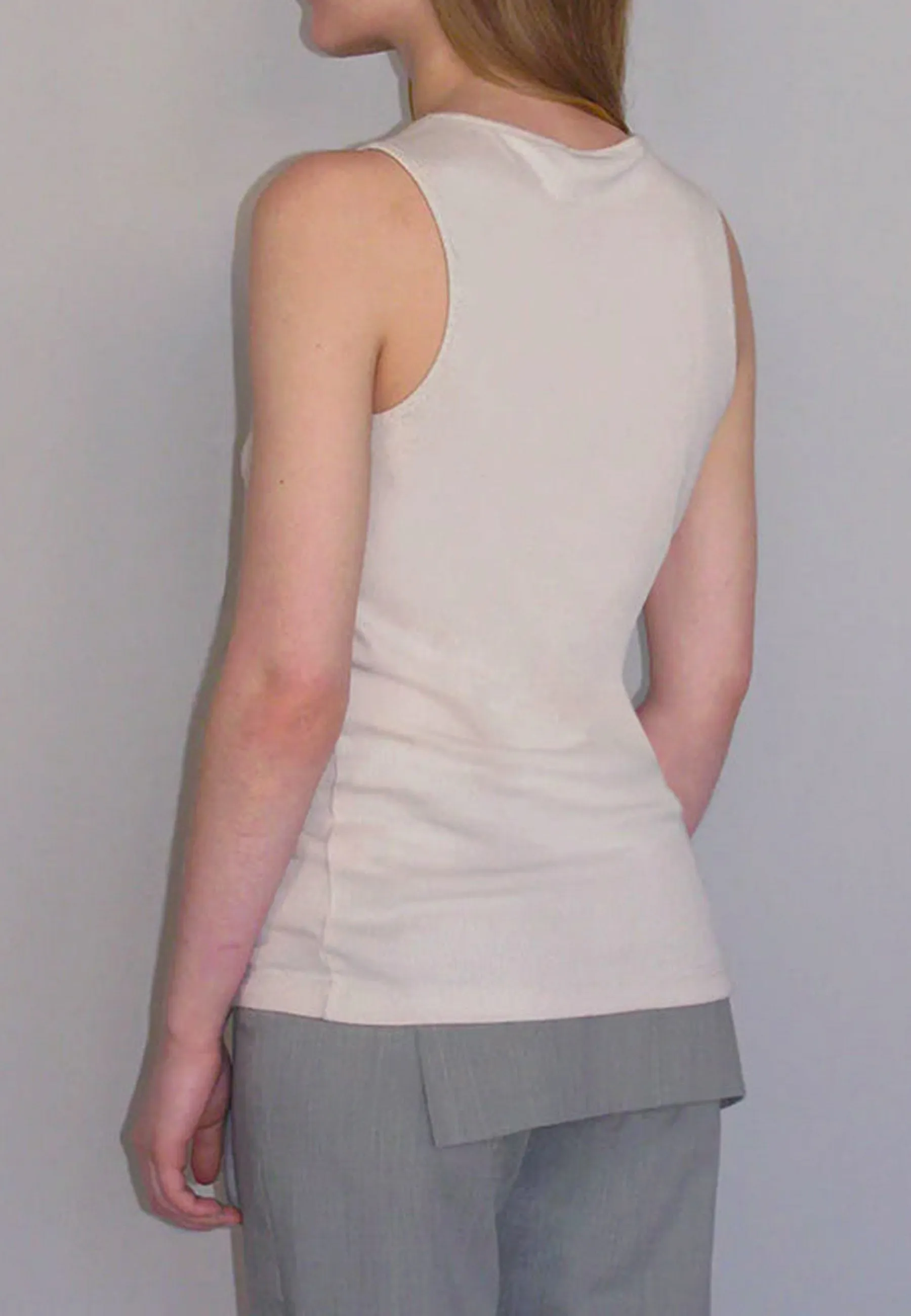 Alexei Singlet Top - Light Grey