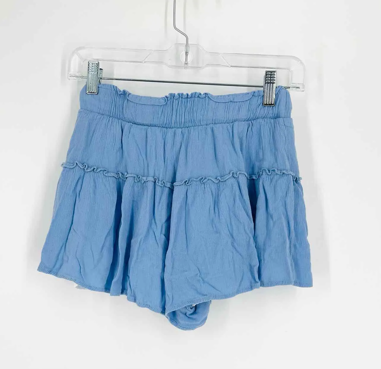 Altar'd State Size M Lt Blue Tiered Shorts Shorts