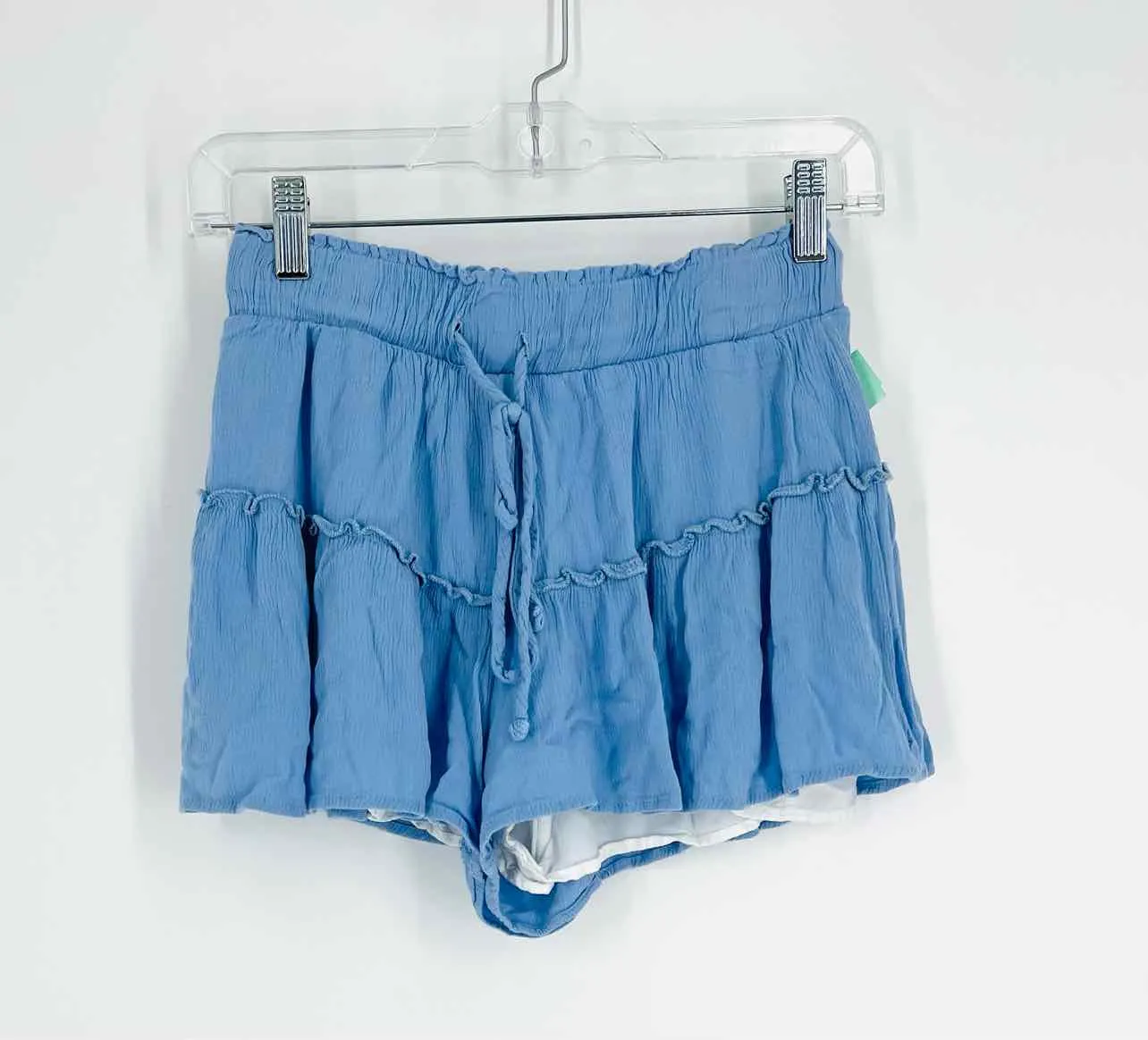 Altar'd State Size M Lt Blue Tiered Shorts Shorts