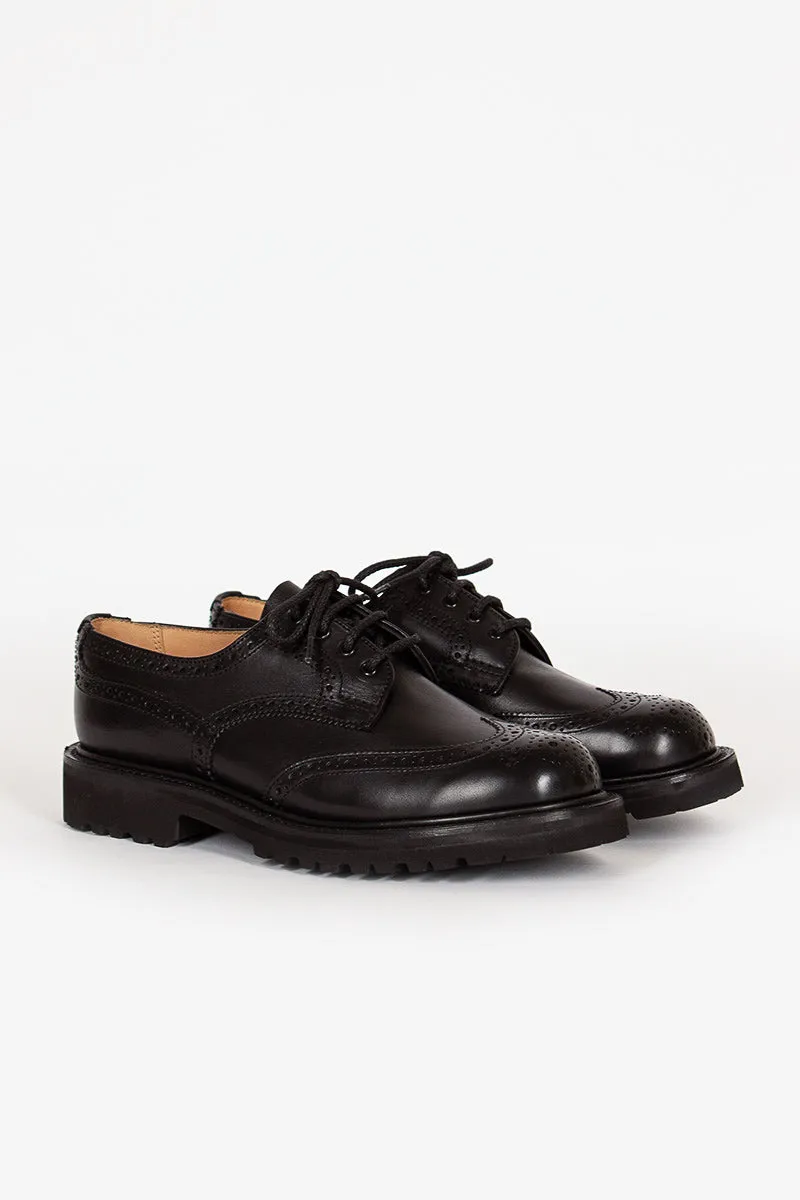 Anne Leather Brogue Black