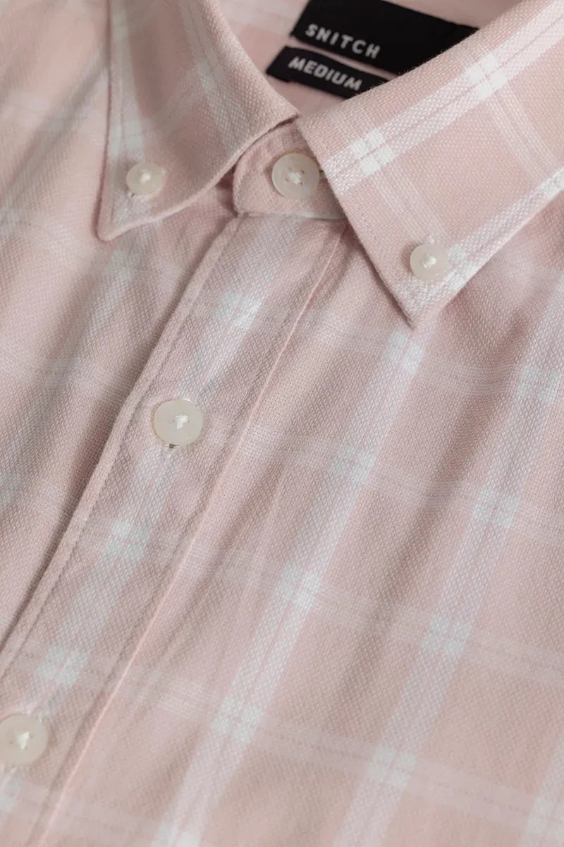 Antonio Light Pink Checks Shirt