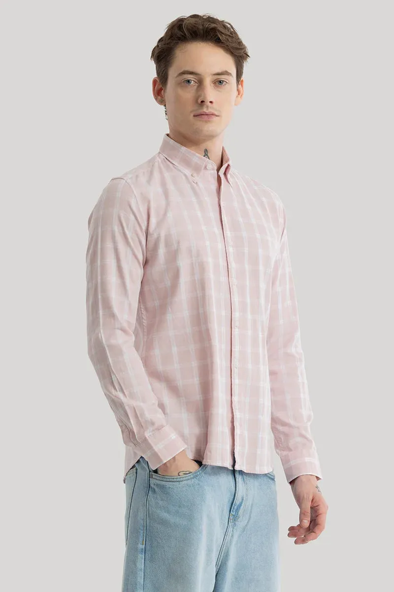 Antonio Light Pink Checks Shirt