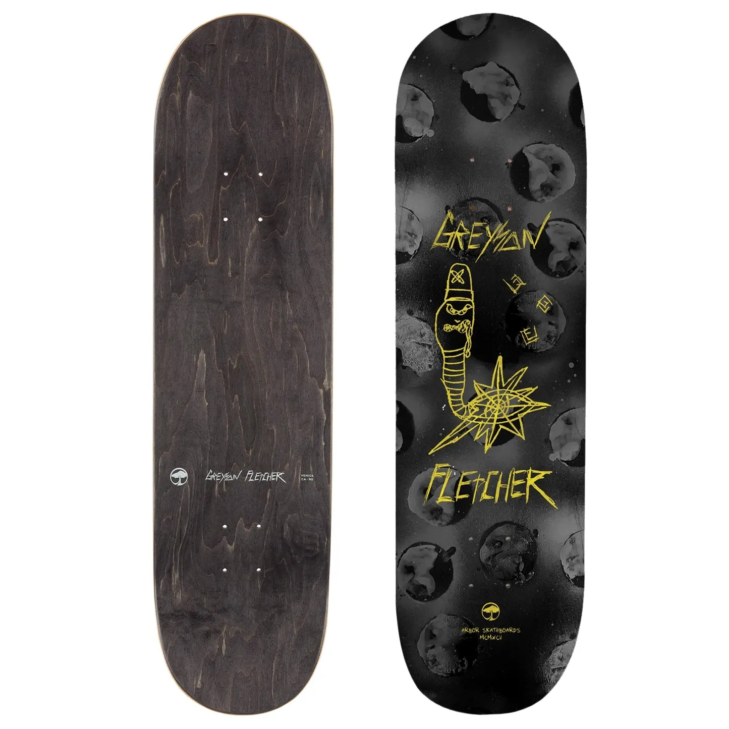 Arbor Greyson Fletcher Nuclear Worm Deck 8.5