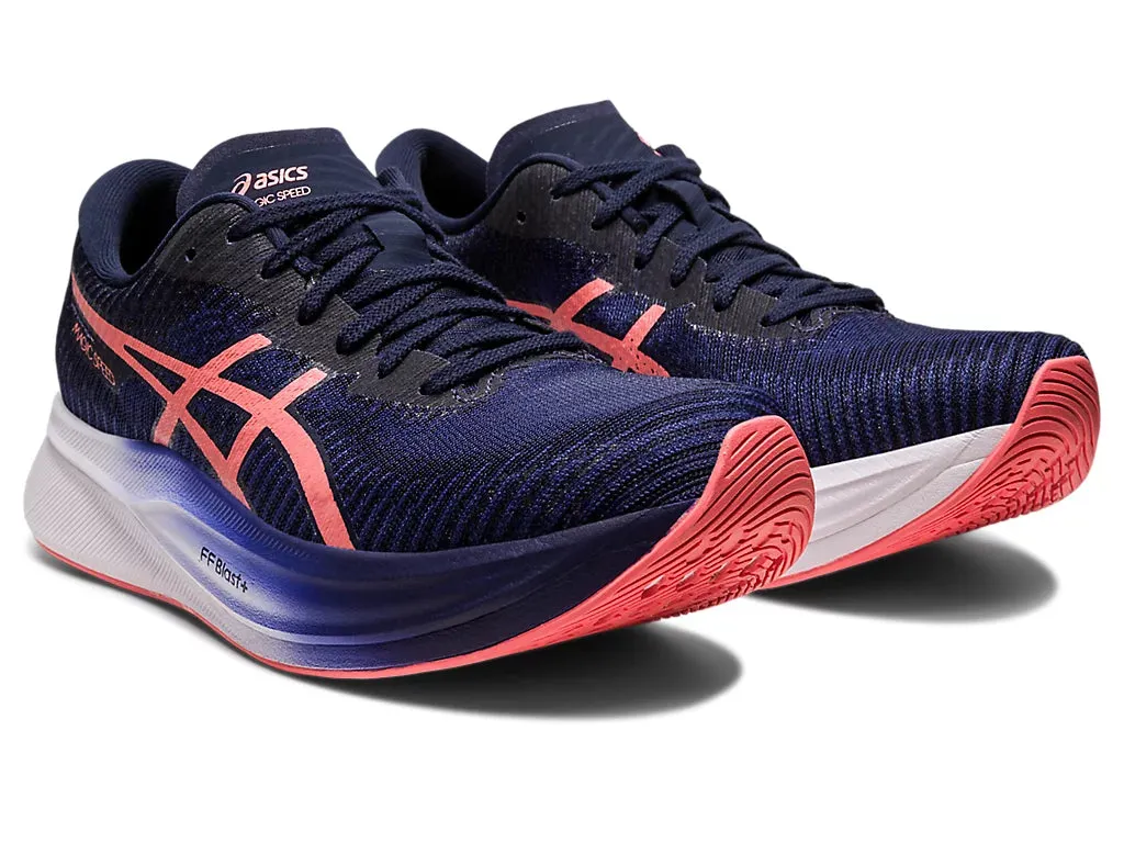 ASICS Women's MAGIC SPEED 2 (Indigo Blue/Papaya)