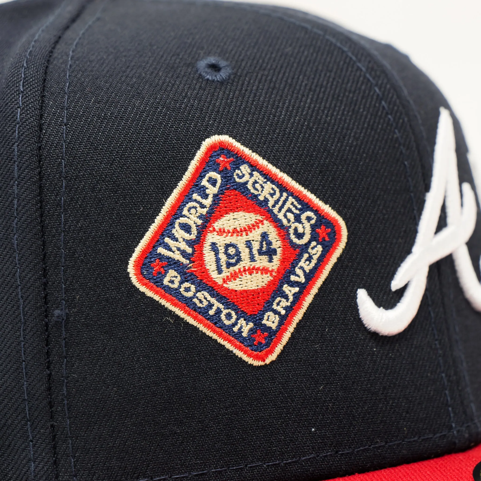 Atlanta Braves Historic 4X World Series Champions New Era 59Fifty Fitted