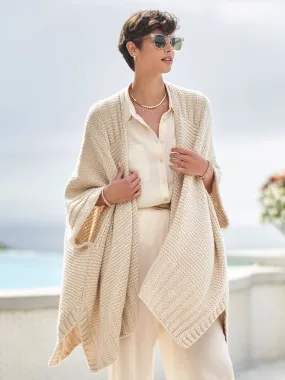 Avery Cashmere Poncho