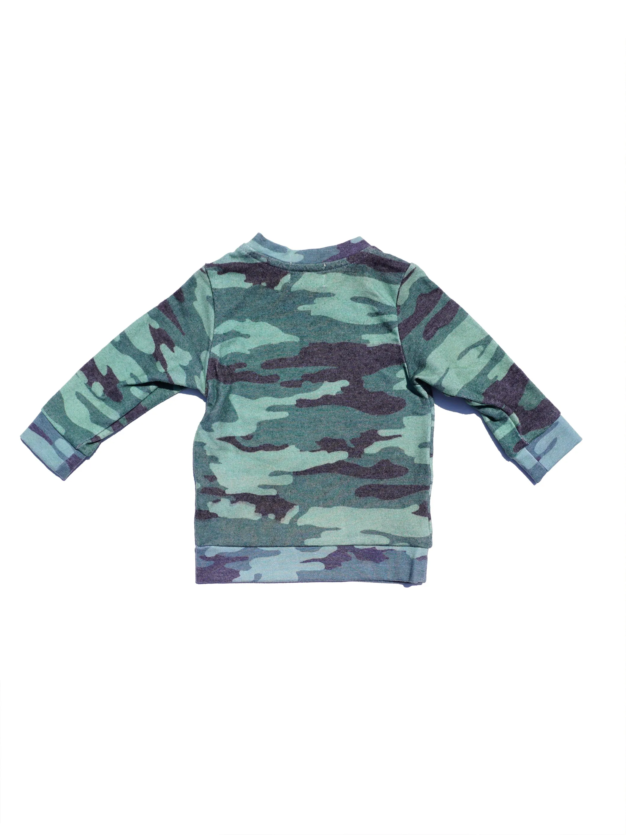 Baby Camo Hacci Pullover