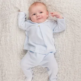 Baby Gi Blue Velour 2 Piece Set