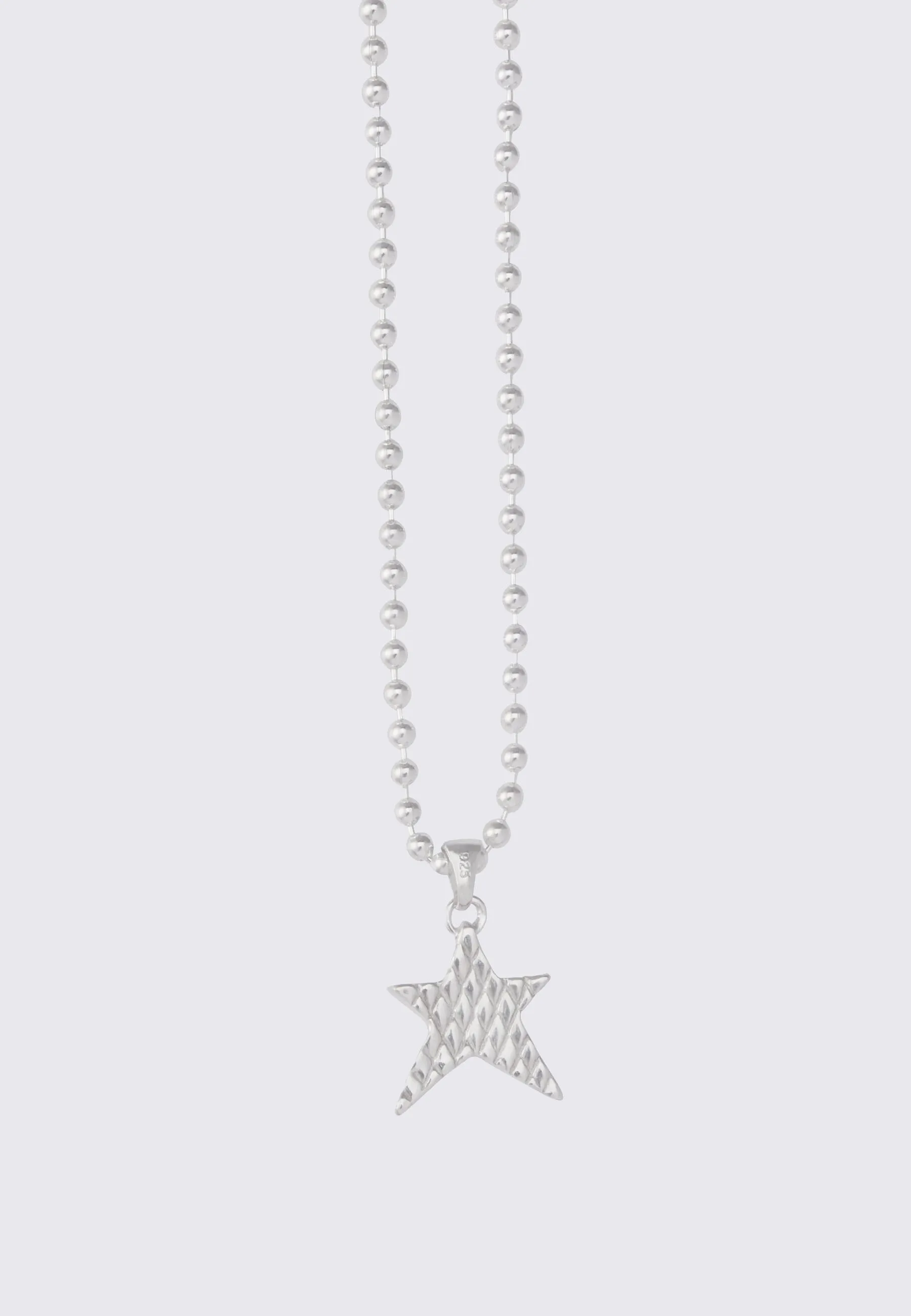 Bad Star Necklace - Silver