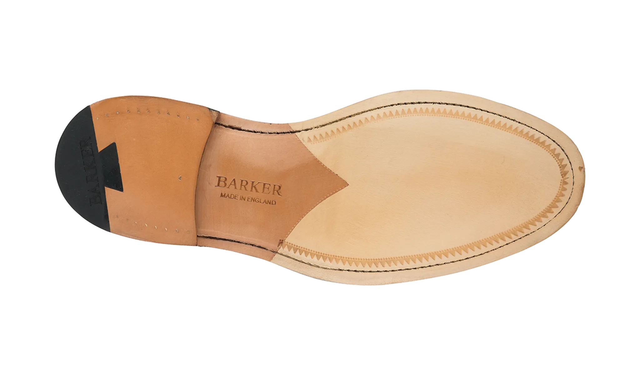 Barker Bailey Classic wing tip Derby - Cedar Hand Painted