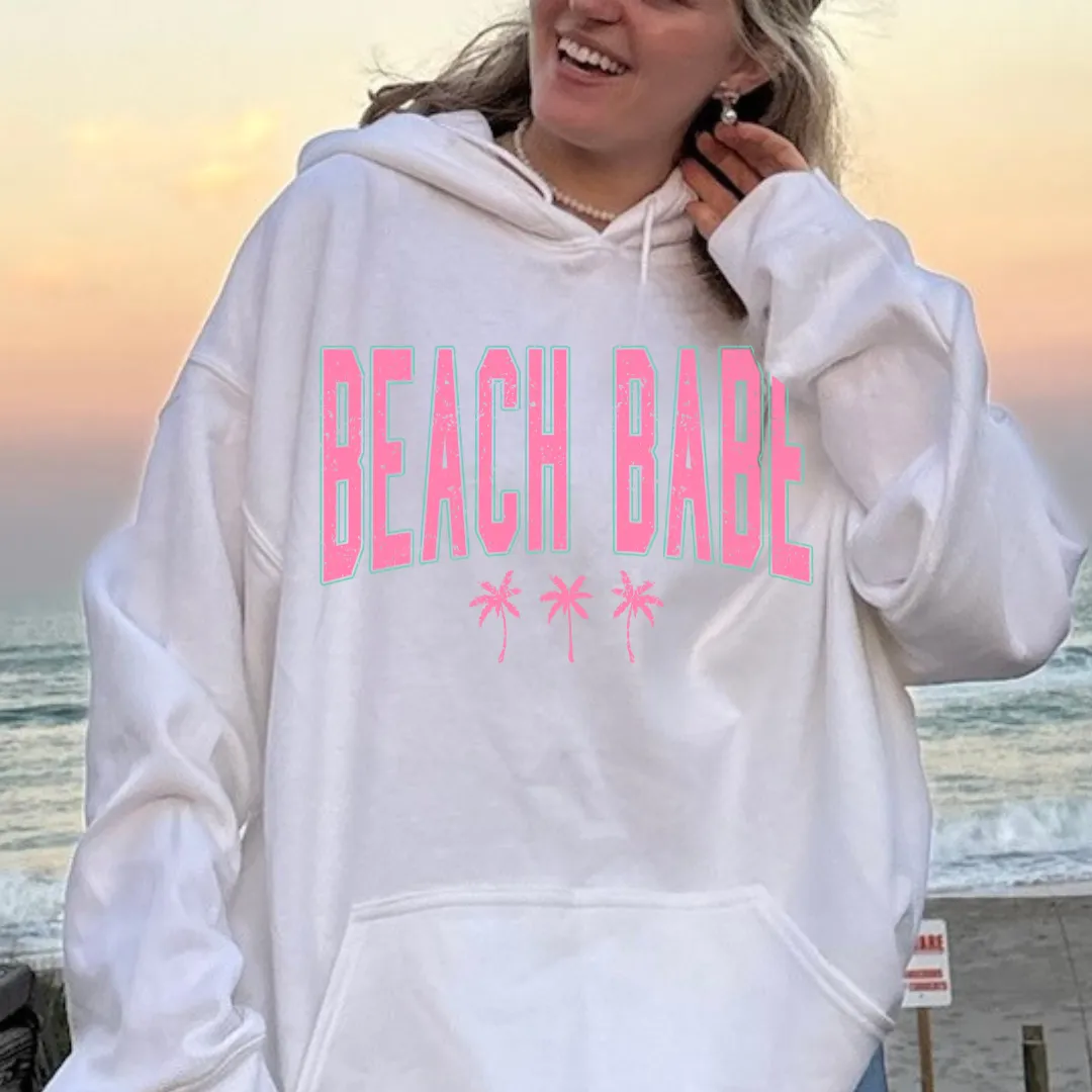 BEACH BABE PALM GRAPHIC