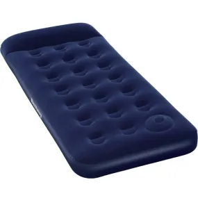 Bestway Velor Mattress With Pump 185X76X28Cm - Navy Blue