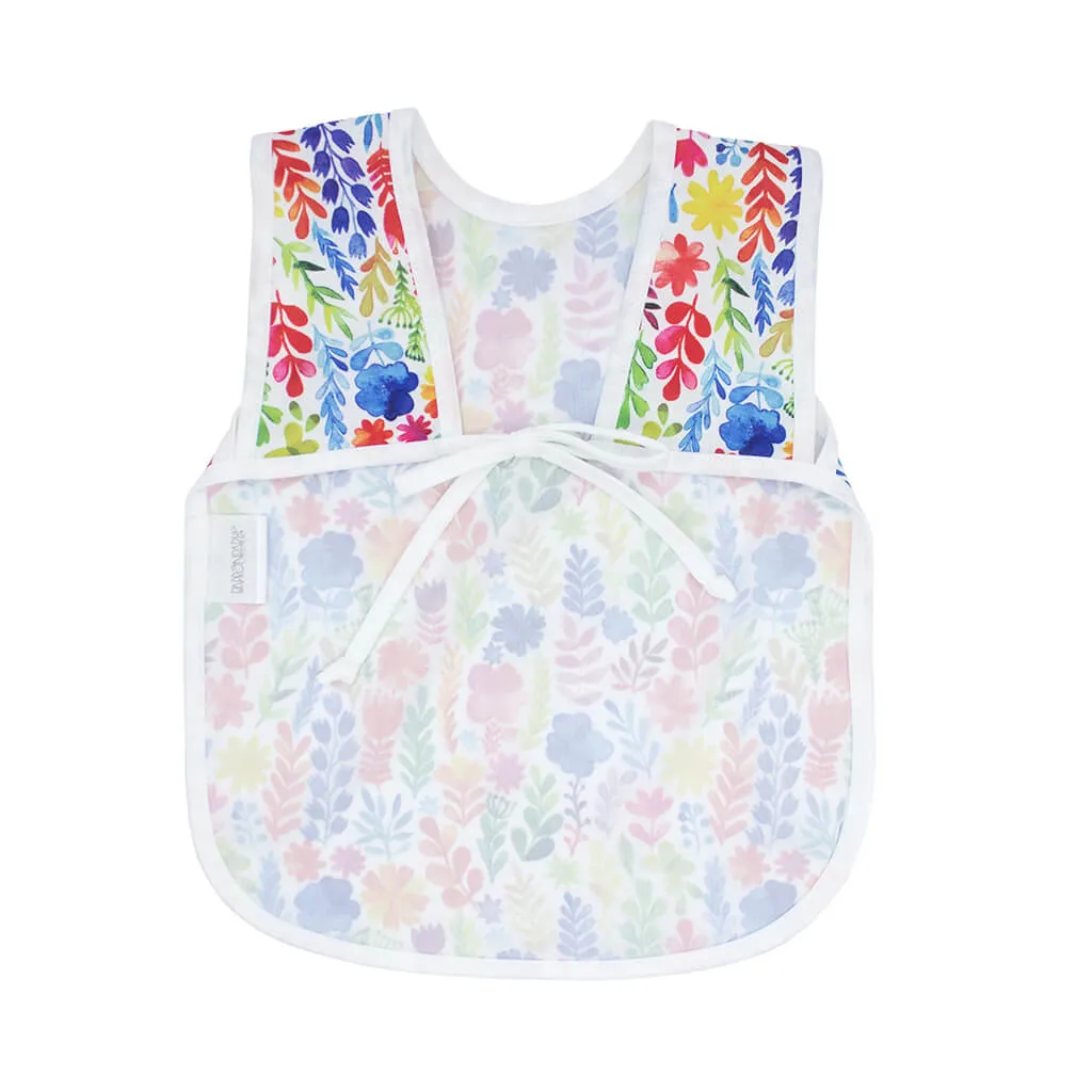 Bib Apron Rainbow Watercolor Floral