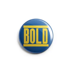 Bold "Logo (Yellow On Blue)" - Button