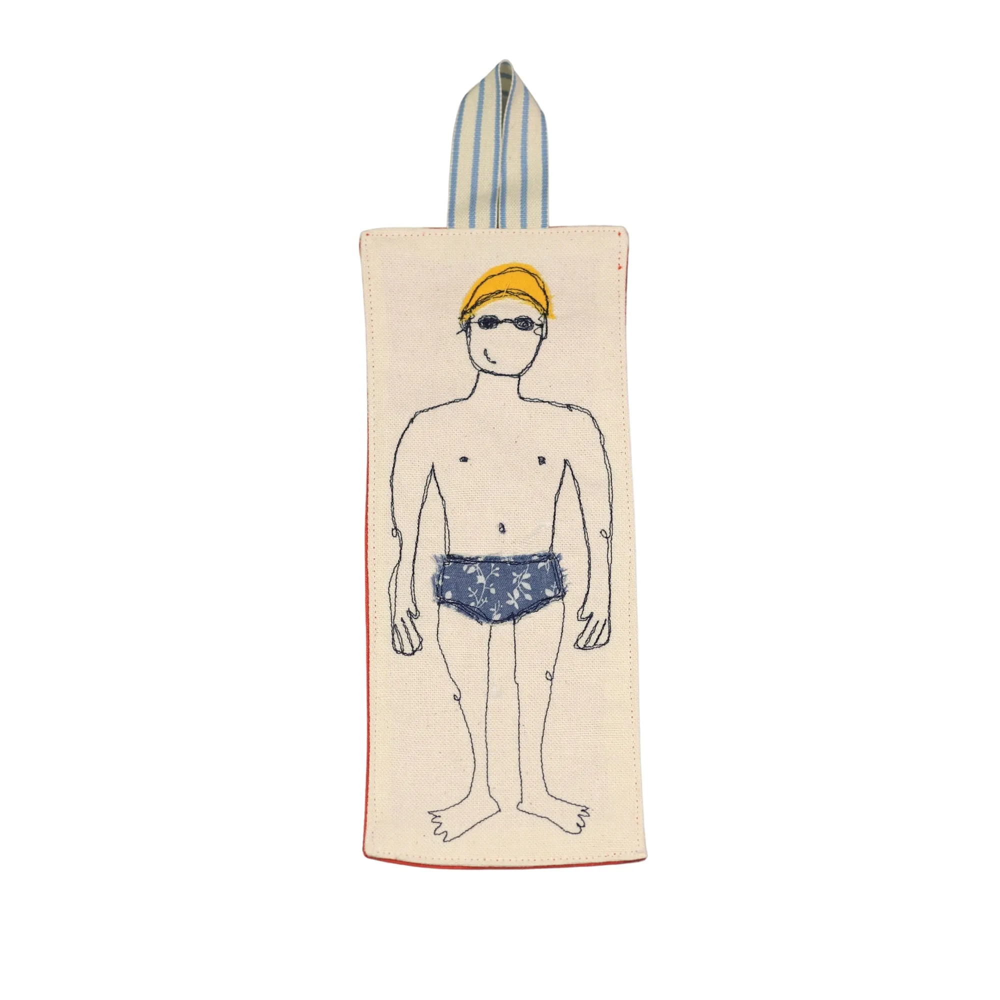 bookmark - man bather