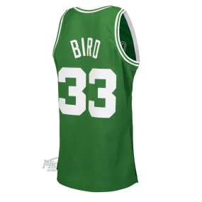 Boston Celtics Larry Bird 1985-86 Hardwood Classics Swingman Road Jersey by Mitchell & Ness