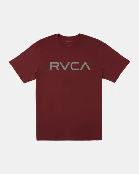 Boys Big RVCA Tee - Oxblood Red