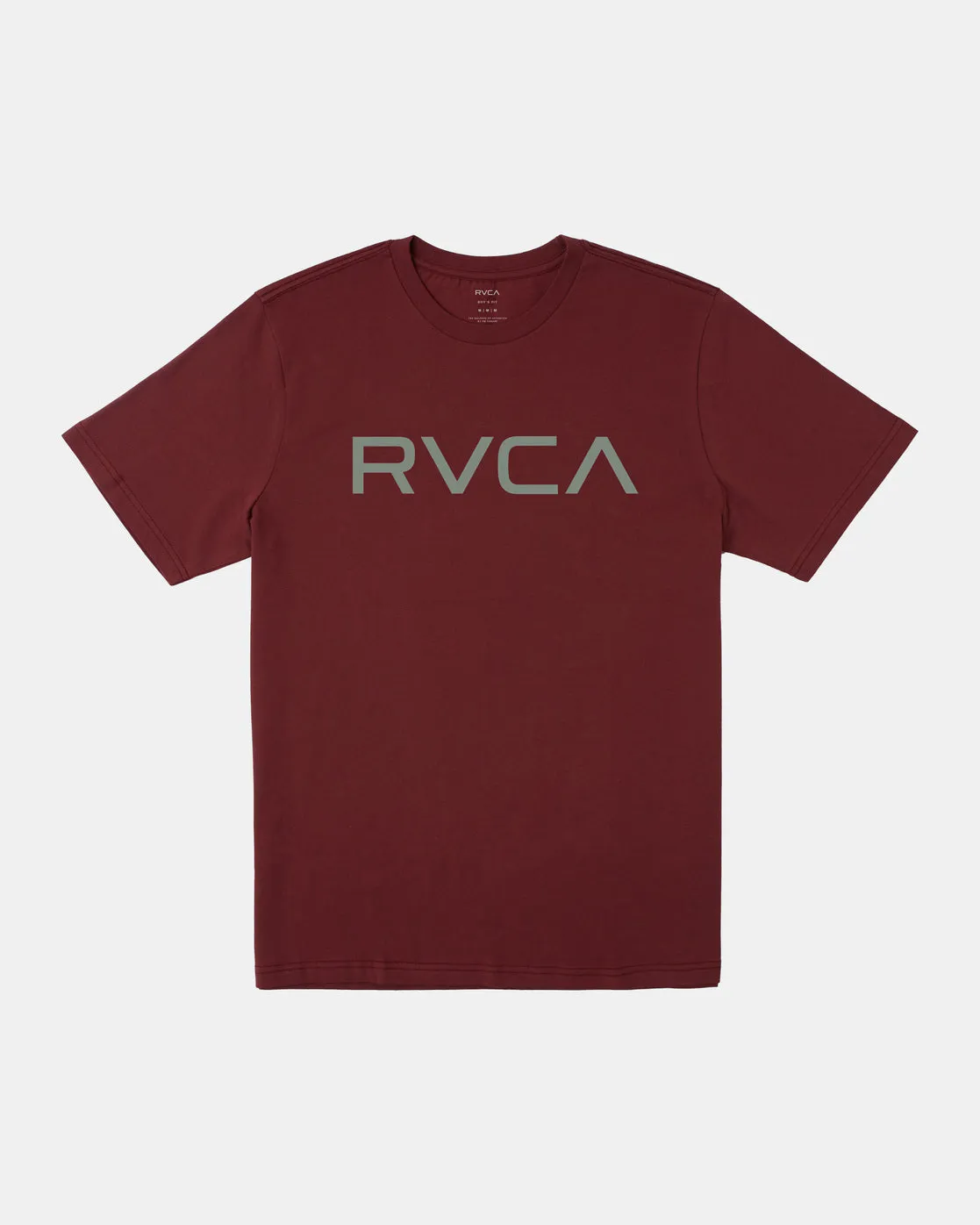 Boys Big RVCA Tee - Oxblood Red