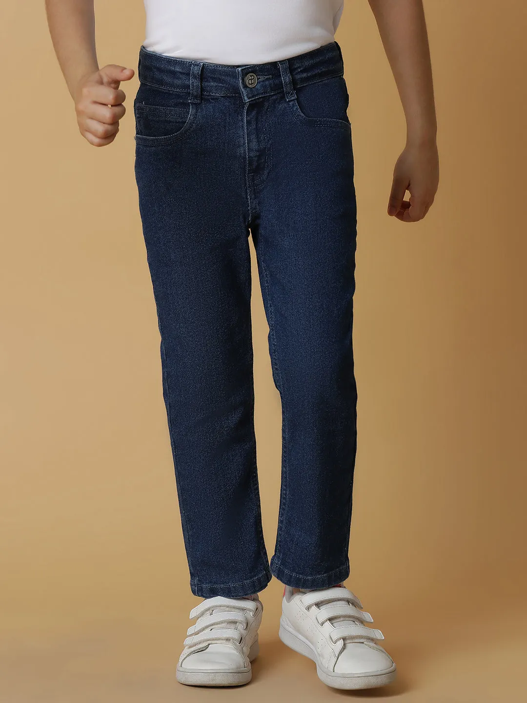 Boys Blue Slim Fit Denim Jeans