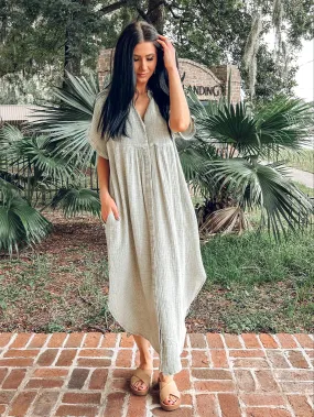 Breezing Through Maxi Dress | Sage