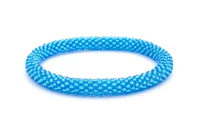 Bright Metallic Blue Bracelet - Extended 8"