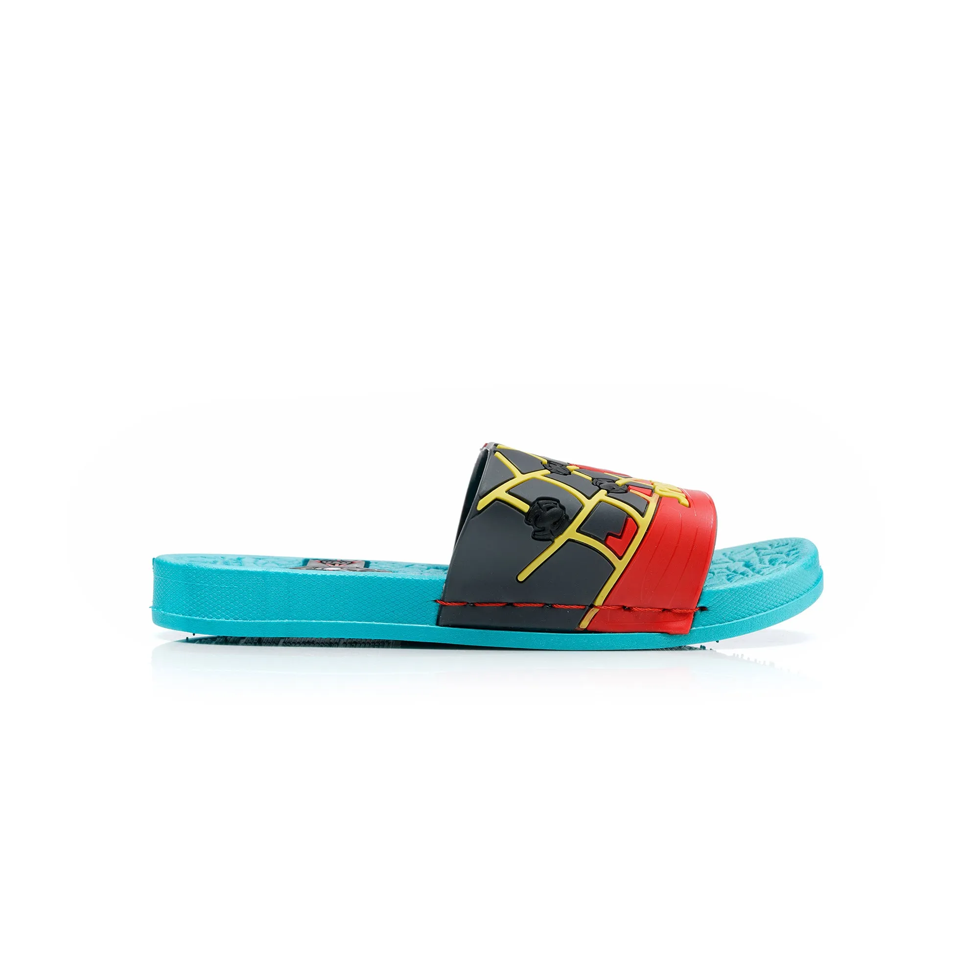 C1416 Spider Man Black,Red with S.Blue Slippers