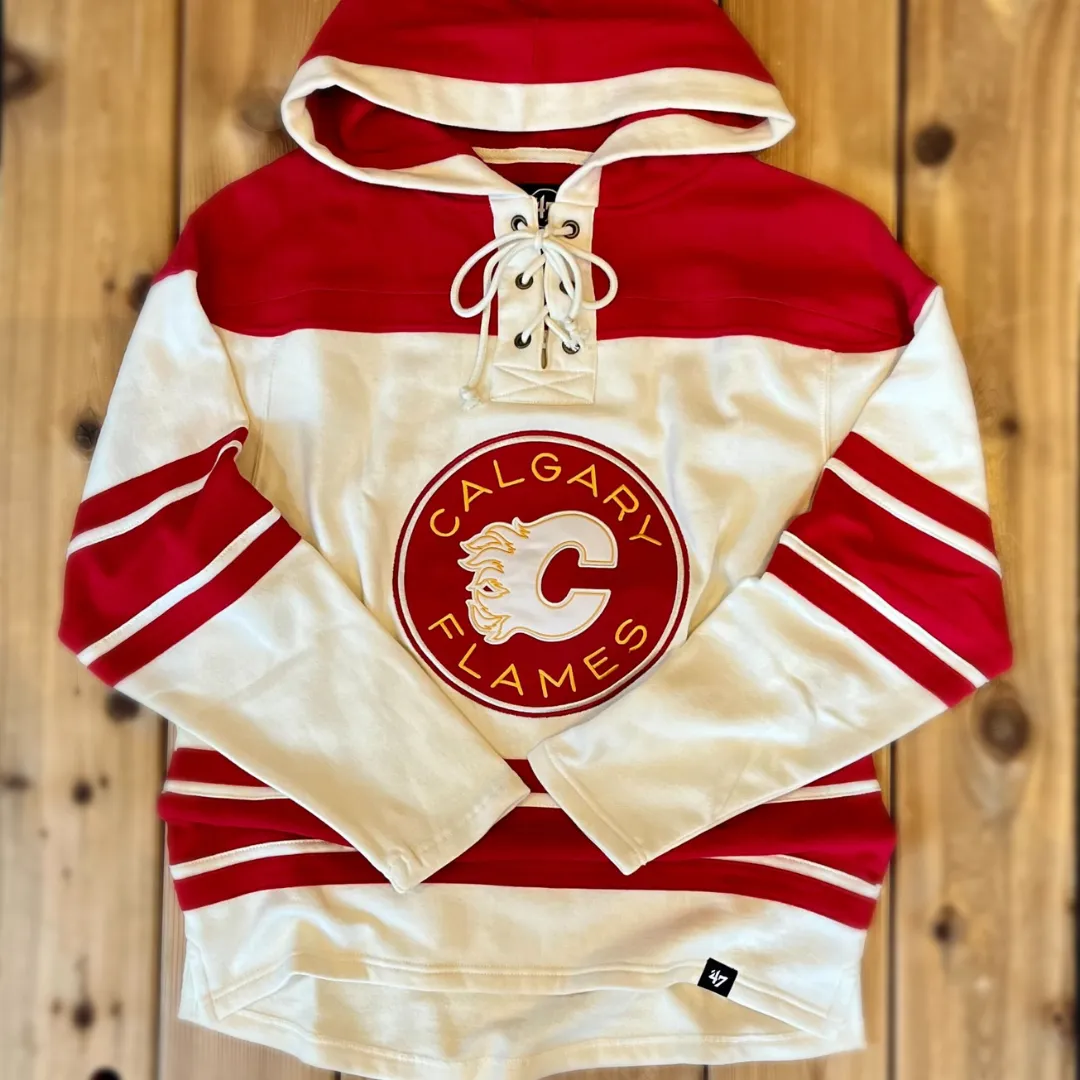 Calgary Flames 2023 Heritage Classic Jersey Lacer Hoodie