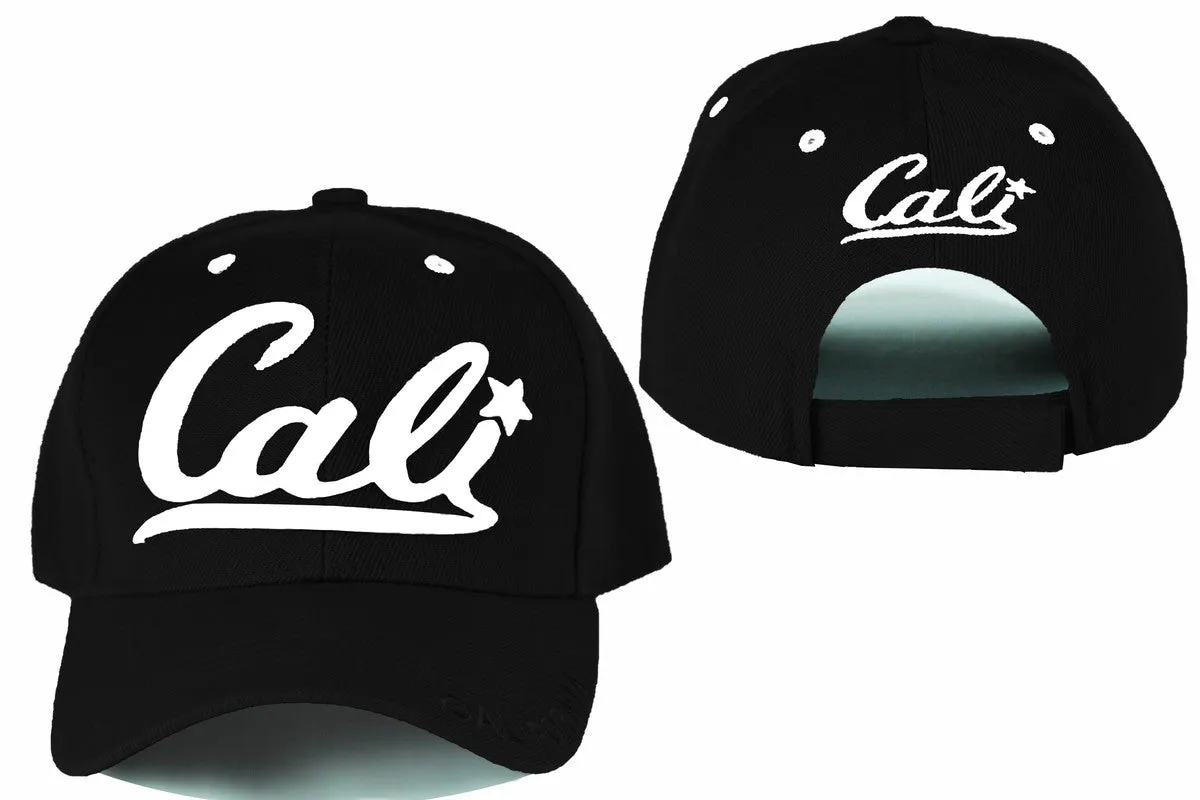 Cali Baseball Cap, Embroidered Baseball Cap