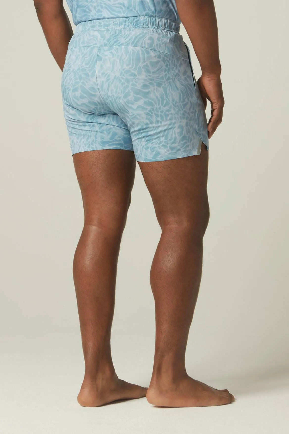 Calvin Short 6" Poolside Blue Mist