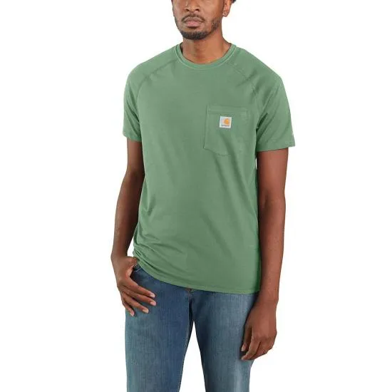 Carhartt Men's Force® Delmont Short Sleeve T-Shirt_Boreal