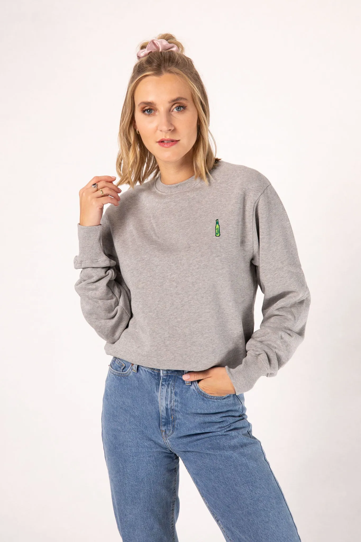 Carlsberg | Bestickter Bio-Baumwoll Frauen Pullover