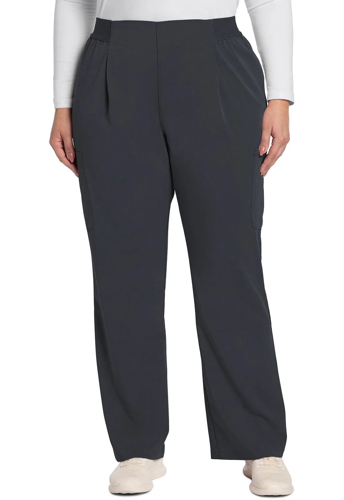 Cherokee Atmos Petite Mid Rise Pull-On Moderate Flare Leg Pant CK093AP