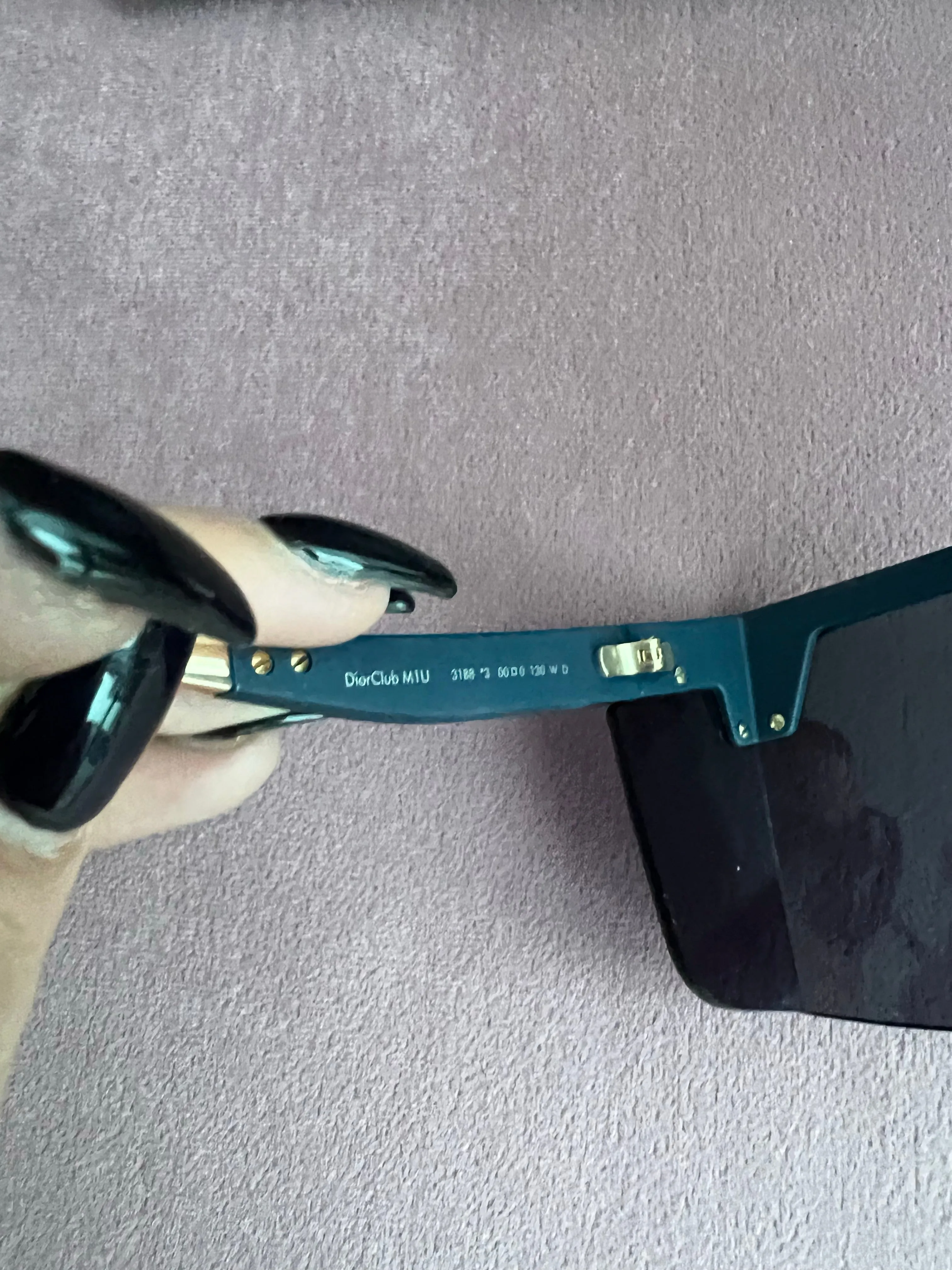 Christian Dior Club M2U Translucent Blue Dior Oblique Sunglasses