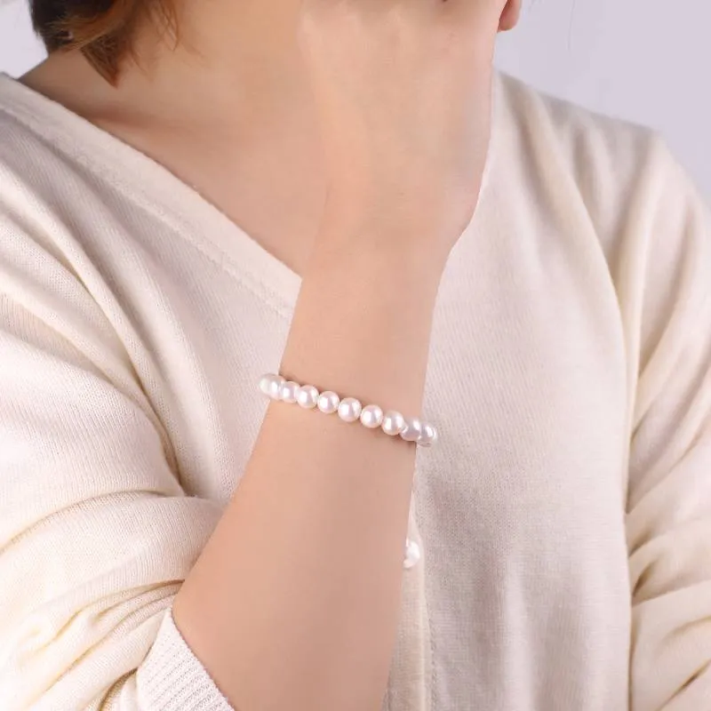 Classic White Pearl Bracelet