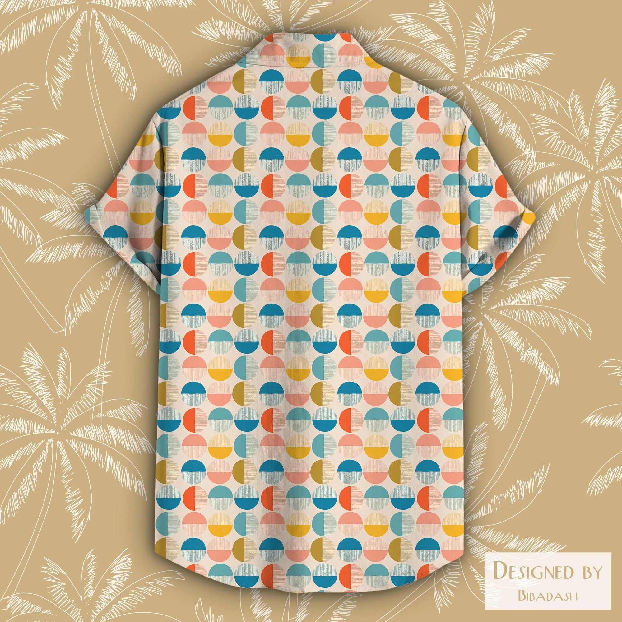 Colorful Circles Hawaiian Shirt