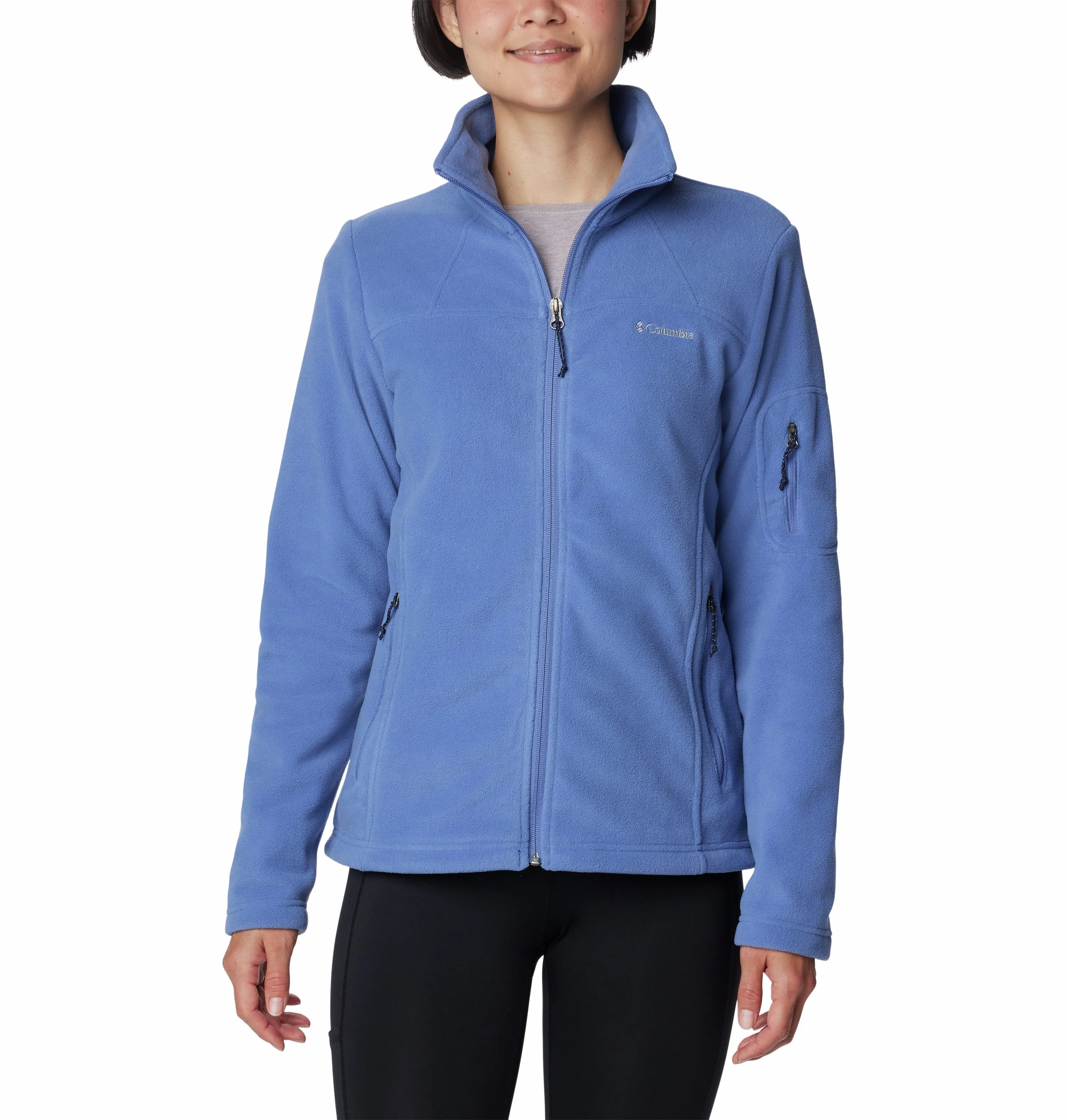 Columbia Ladies Fast Trek II regular Fit Full Zip Fleece-LAVENDER