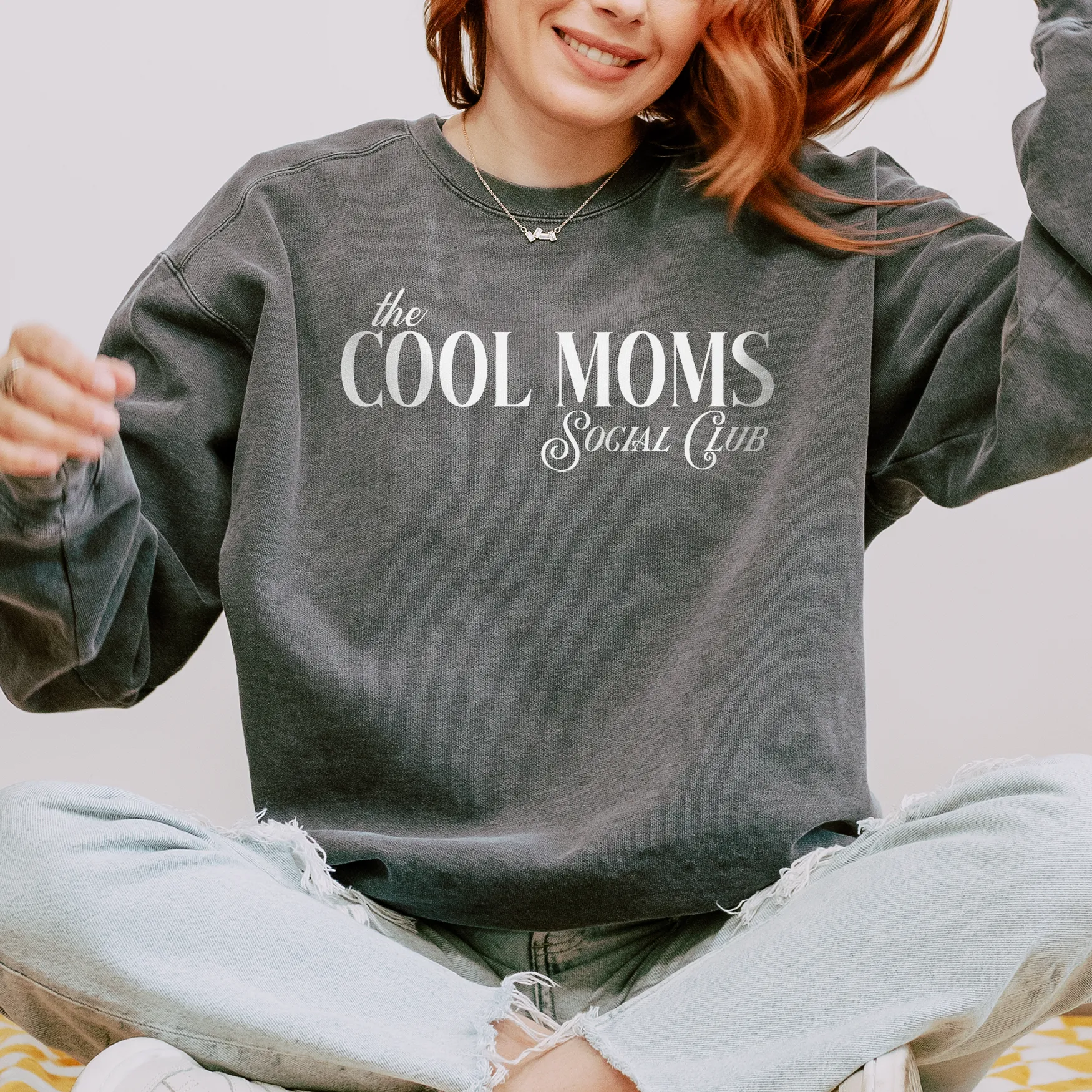 Cool Moms Social Club Tee or Crewneck